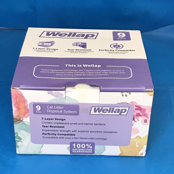 Wellap Cat New Wellap Cat Litter Disposal System Refills 9 Pack 7